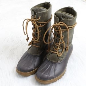 saltwater reeve wedge duck boot